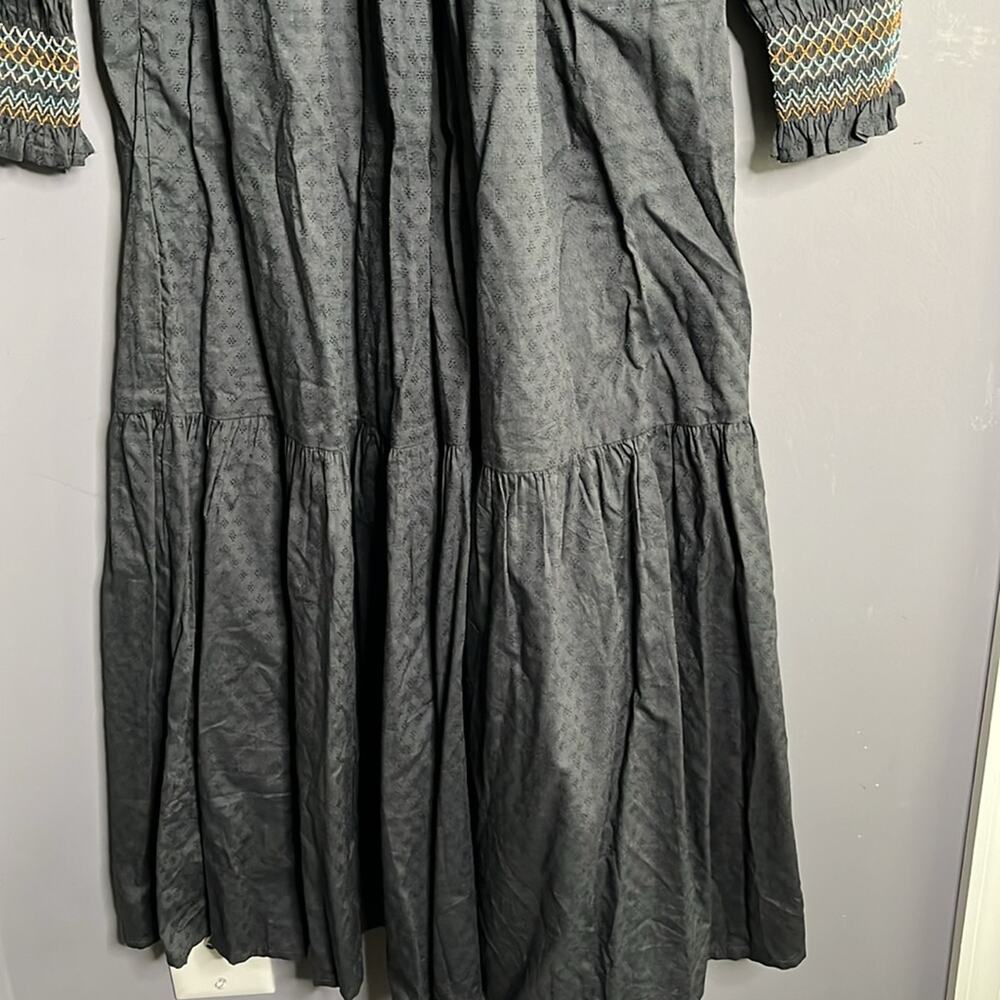 Universal Thread Gray Tiered Ruffle Maxi Dress Of… - image 9